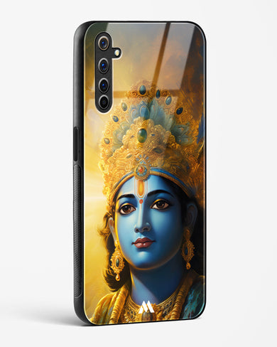 Enchanting Krishna Glass Case Phone Cover (Realme)