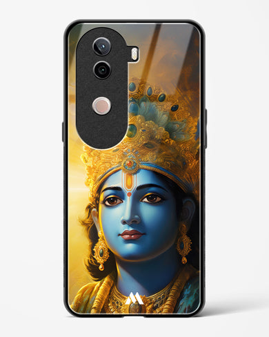 Enchanting Krishna Glass Case Phone Cover (Vivo)