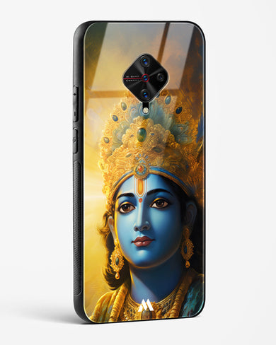 Enchanting Krishna Glass Case Phone Cover (Vivo)