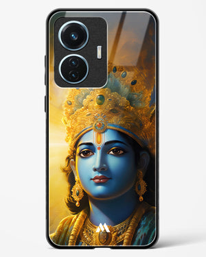 Enchanting Krishna Glass Case Phone Cover (Vivo)
