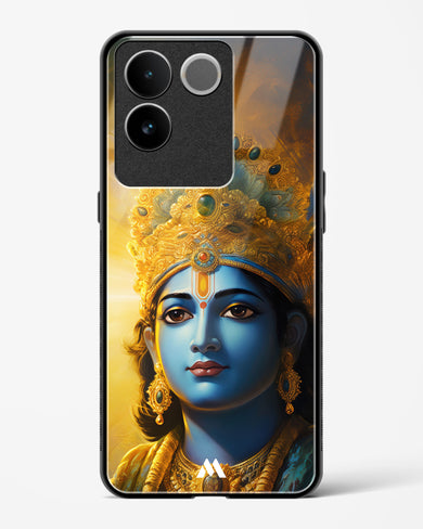 Enchanting Krishna Glass Case Phone Cover (Vivo)