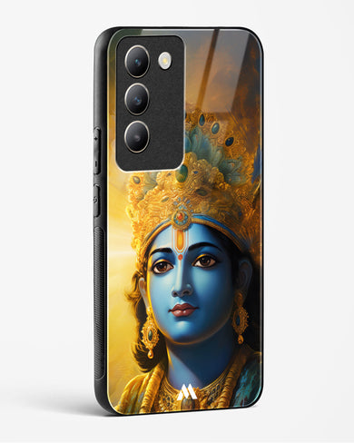 Enchanting Krishna Glass Case Phone Cover (Vivo)