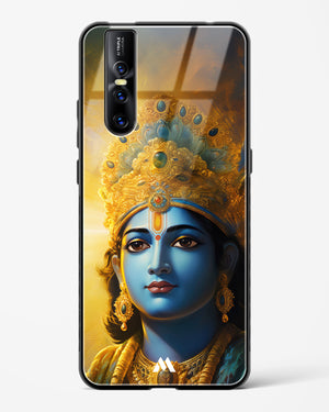 Enchanting Krishna Glass Case Phone Cover (Vivo)