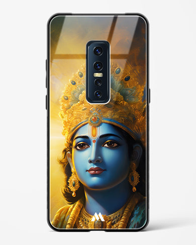 Enchanting Krishna Glass Case Phone Cover (Vivo)