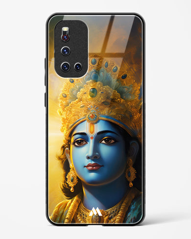 Enchanting Krishna Glass Case Phone Cover (Vivo)