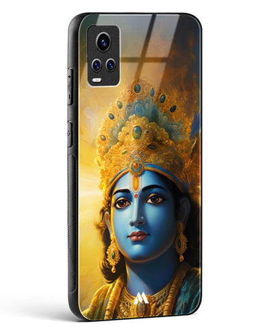 Enchanting Krishna Glass Case Phone Cover (Vivo)