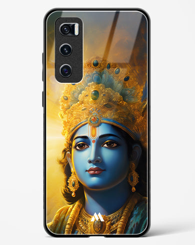 Enchanting Krishna Glass Case Phone Cover (Vivo)