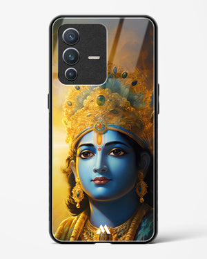 Enchanting Krishna Glass Case Phone Cover (Vivo)