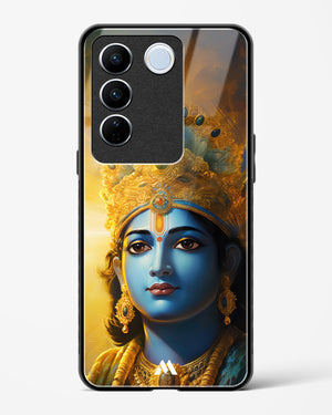 Enchanting Krishna Glass Case Phone Cover (Vivo)