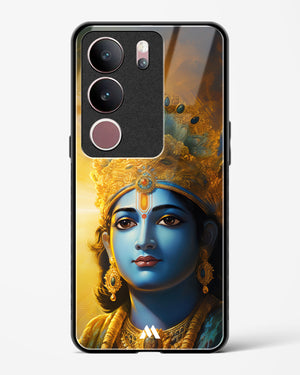 Enchanting Krishna Glass Case Phone Cover (Vivo)