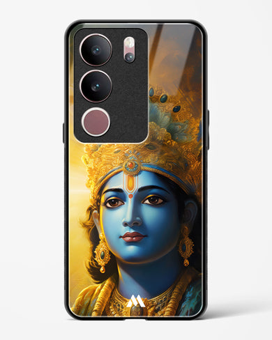 Enchanting Krishna Glass Case Phone Cover (Vivo)