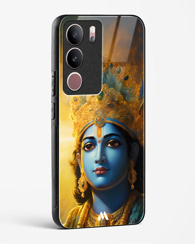 Enchanting Krishna Glass Case Phone Cover (Vivo)