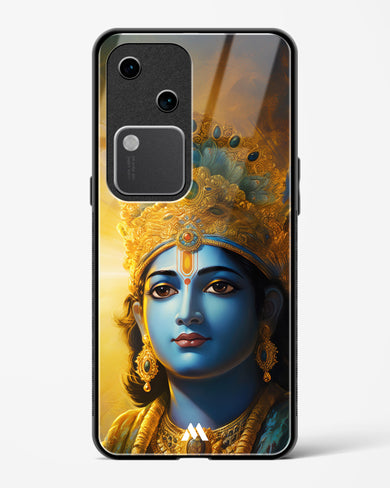Enchanting Krishna Glass Case Phone Cover (Vivo)