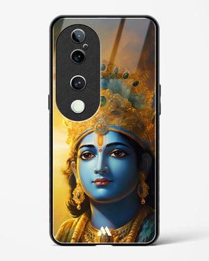 Enchanting Krishna Glass Case Phone Cover (Vivo)
