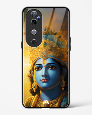 Enchanting Krishna Glass Case Phone Cover (Vivo)