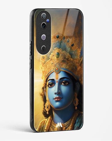 Enchanting Krishna Glass Case Phone Cover (Vivo)