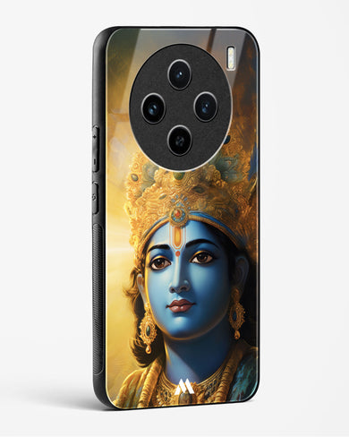 Enchanting Krishna Glass Case Phone Cover (Vivo)