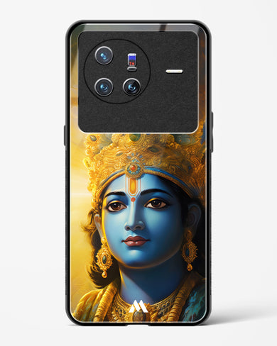 Enchanting Krishna Glass Case Phone Cover (Vivo)