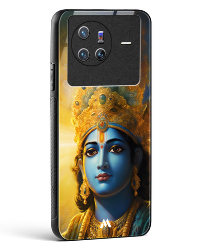 Enchanting Krishna Glass Case Phone Cover (Vivo)