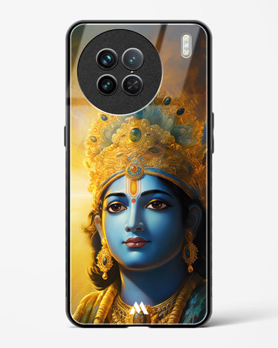 Enchanting Krishna Glass Case Phone Cover (Vivo)