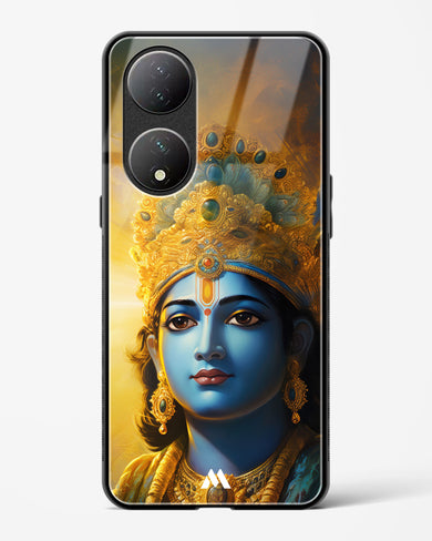 Enchanting Krishna Glass Case Phone Cover (Vivo)