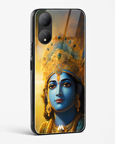 Enchanting Krishna Glass Case Phone Cover (Vivo)