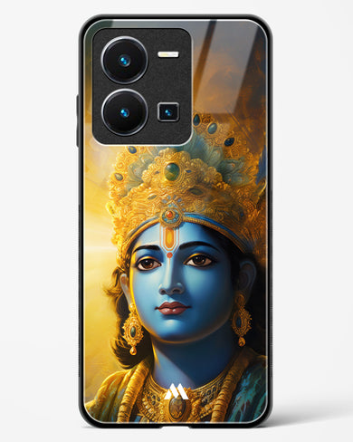 Enchanting Krishna Glass Case Phone Cover (Vivo)