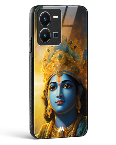 Enchanting Krishna Glass Case Phone Cover (Vivo)