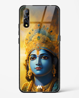 Enchanting Krishna Glass Case Phone Cover (Vivo)