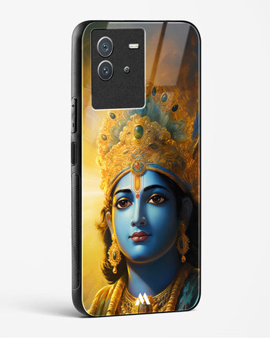 Enchanting Krishna Glass Case Phone Cover (Vivo)