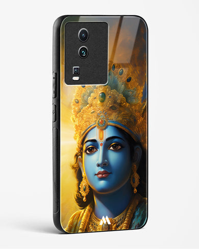 Enchanting Krishna Glass Case Phone Cover (Vivo)