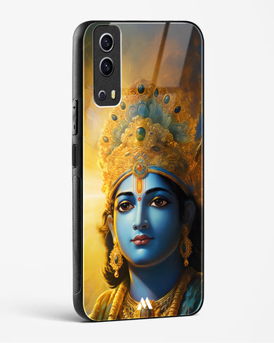 Enchanting Krishna Glass Case Phone Cover (Vivo)