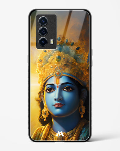 Enchanting Krishna Glass Case Phone Cover (Vivo)