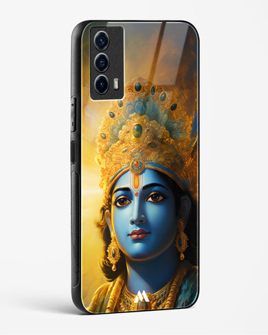 Enchanting Krishna Glass Case Phone Cover (Vivo)