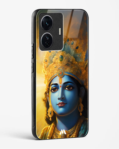 Enchanting Krishna Glass Case Phone Cover (Vivo)