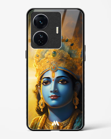 Enchanting Krishna Glass Case Phone Cover (Vivo)