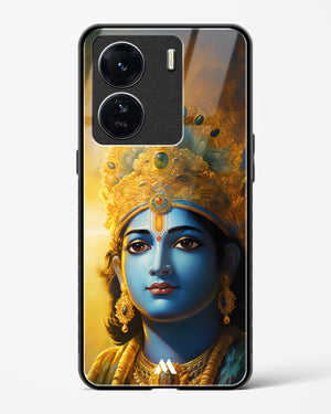 Enchanting Krishna Glass Case Phone Cover (Vivo)