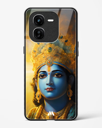 Enchanting Krishna Glass Case Phone Cover (Vivo)