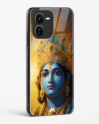 Enchanting Krishna Glass Case Phone Cover (Vivo)
