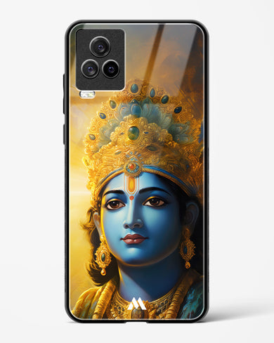 Enchanting Krishna Glass Case Phone Cover (Vivo)