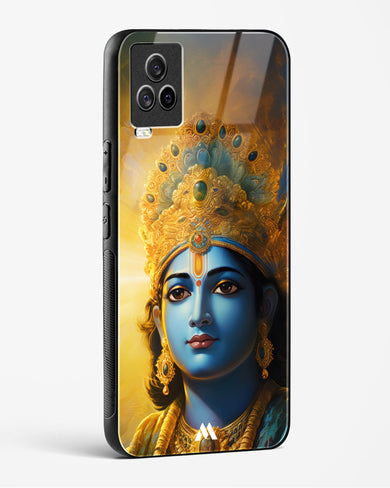 Enchanting Krishna Glass Case Phone Cover (Vivo)