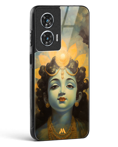 Krishna Serenade Glass Case Phone Cover (Motorola)