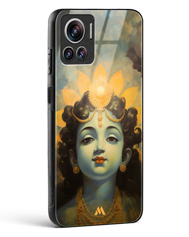 Krishna Serenade Glass Case Phone Cover (Motorola)