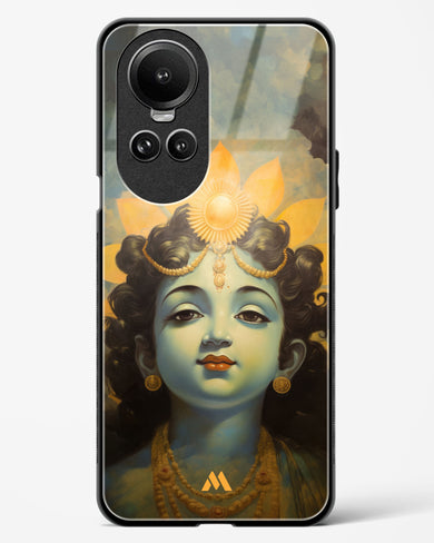 Krishna Serenade Glass Case Phone Cover (Oppo)