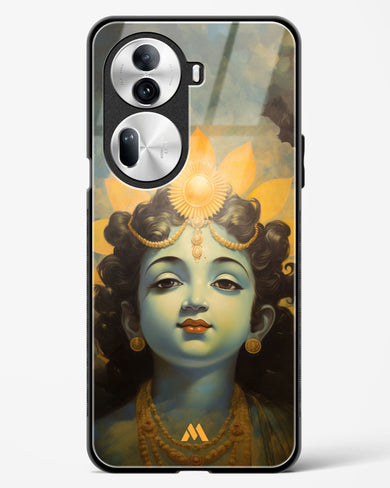 Krishna Serenade Glass Case Phone Cover (Oppo)