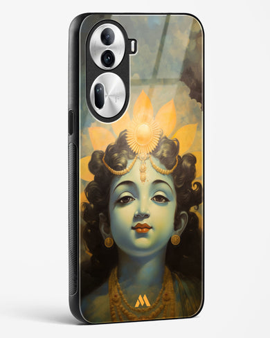 Krishna Serenade Glass Case Phone Cover (Oppo)