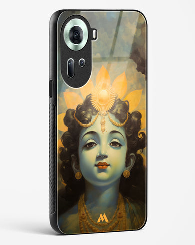 Krishna Serenade Glass Case Phone Cover (Oppo)