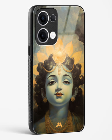 Krishna Serenade Glass Case Phone Cover (Oppo)