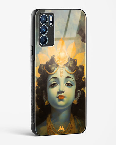 Krishna Serenade Glass Case Phone Cover (Oppo)