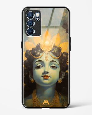 Krishna Serenade Glass Case Phone Cover (Oppo)